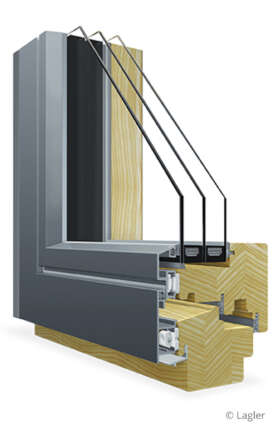 Holz-Alu Energiebündler Dr. Maitz Fenster Graz